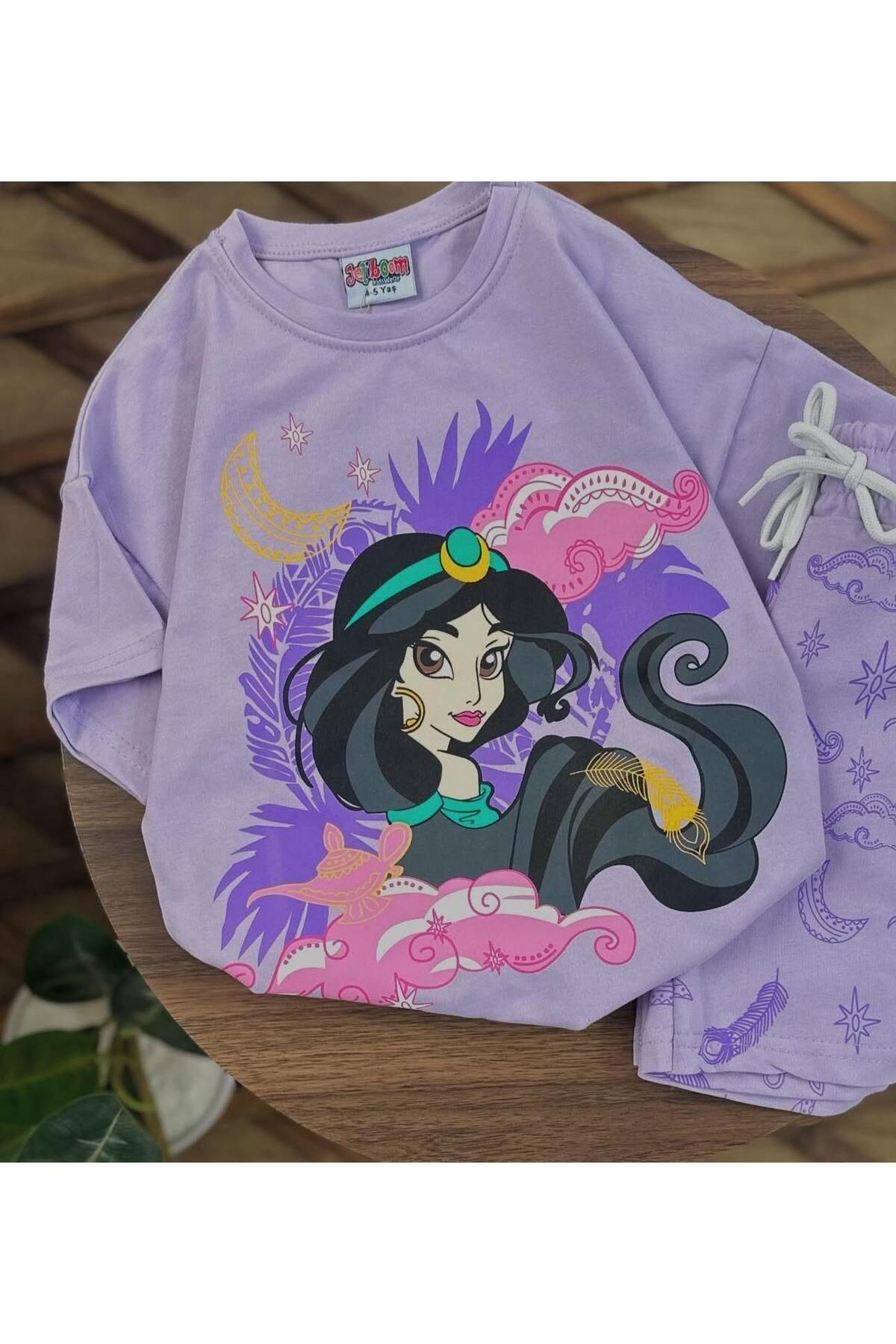Bambi Baskılı Şortlu Kız Takım
