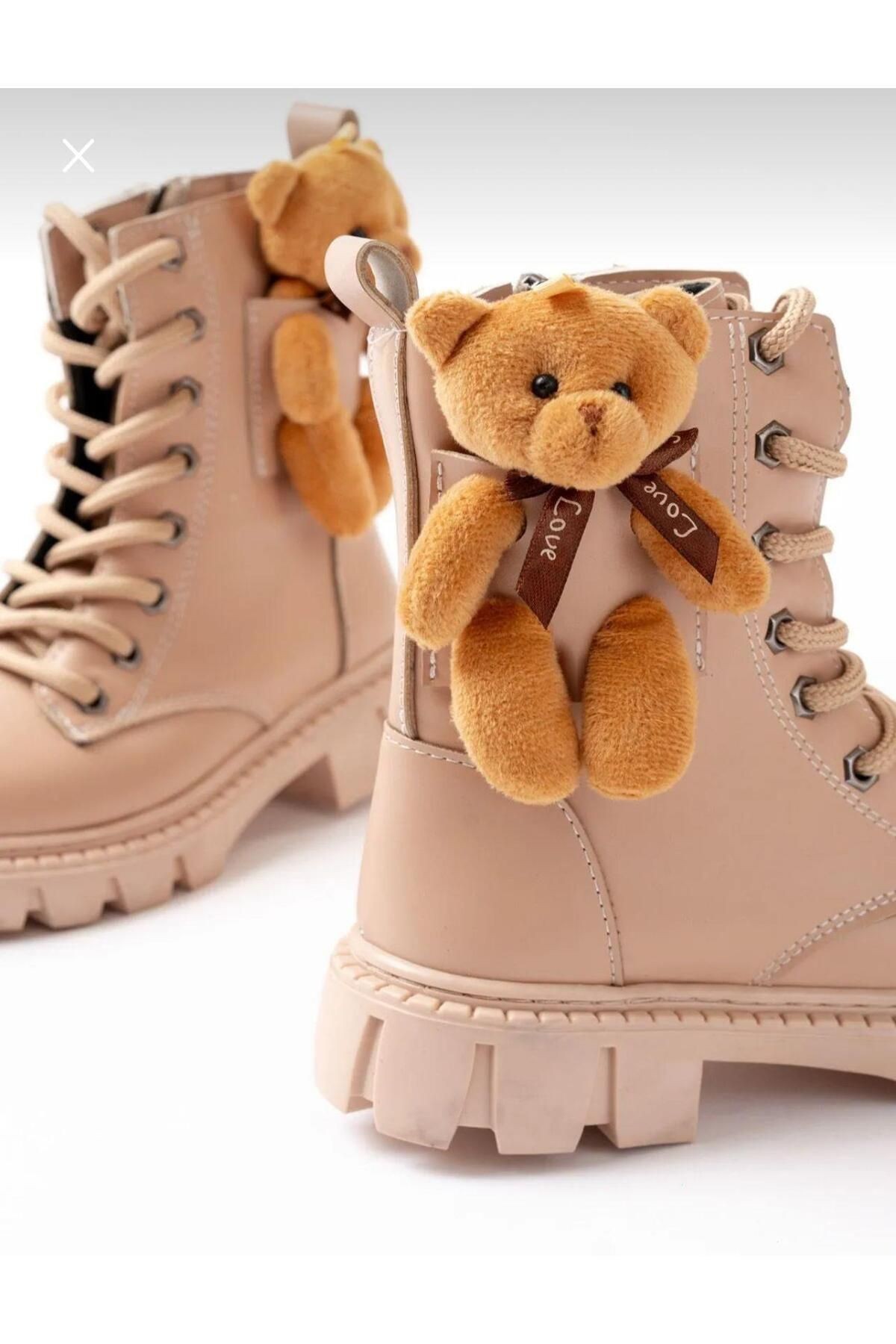 Unisex Yüksek Taban Ayıcıklı Bot
