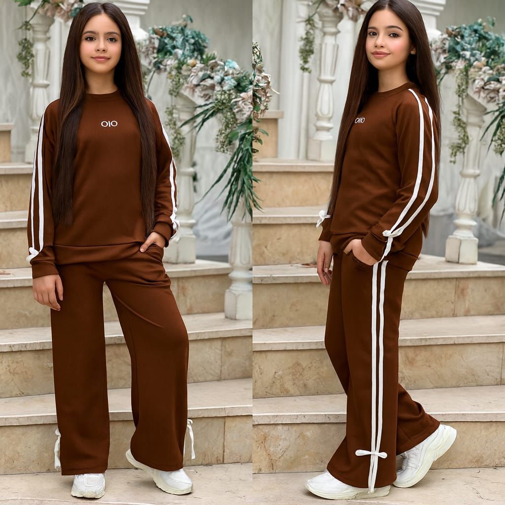 Kurdele Detaylı Alo Fitilli 2’li Eşofman Takımı - 6/16 Yaş - 31506