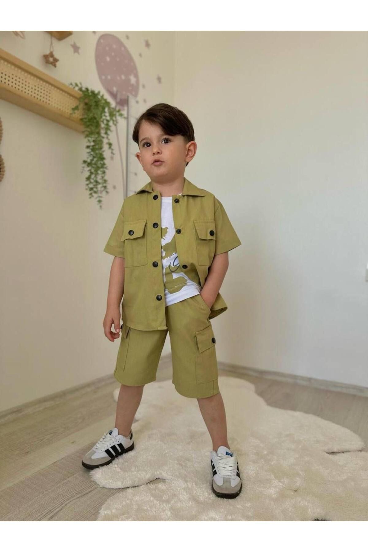 Gabardin 3'lü Takım