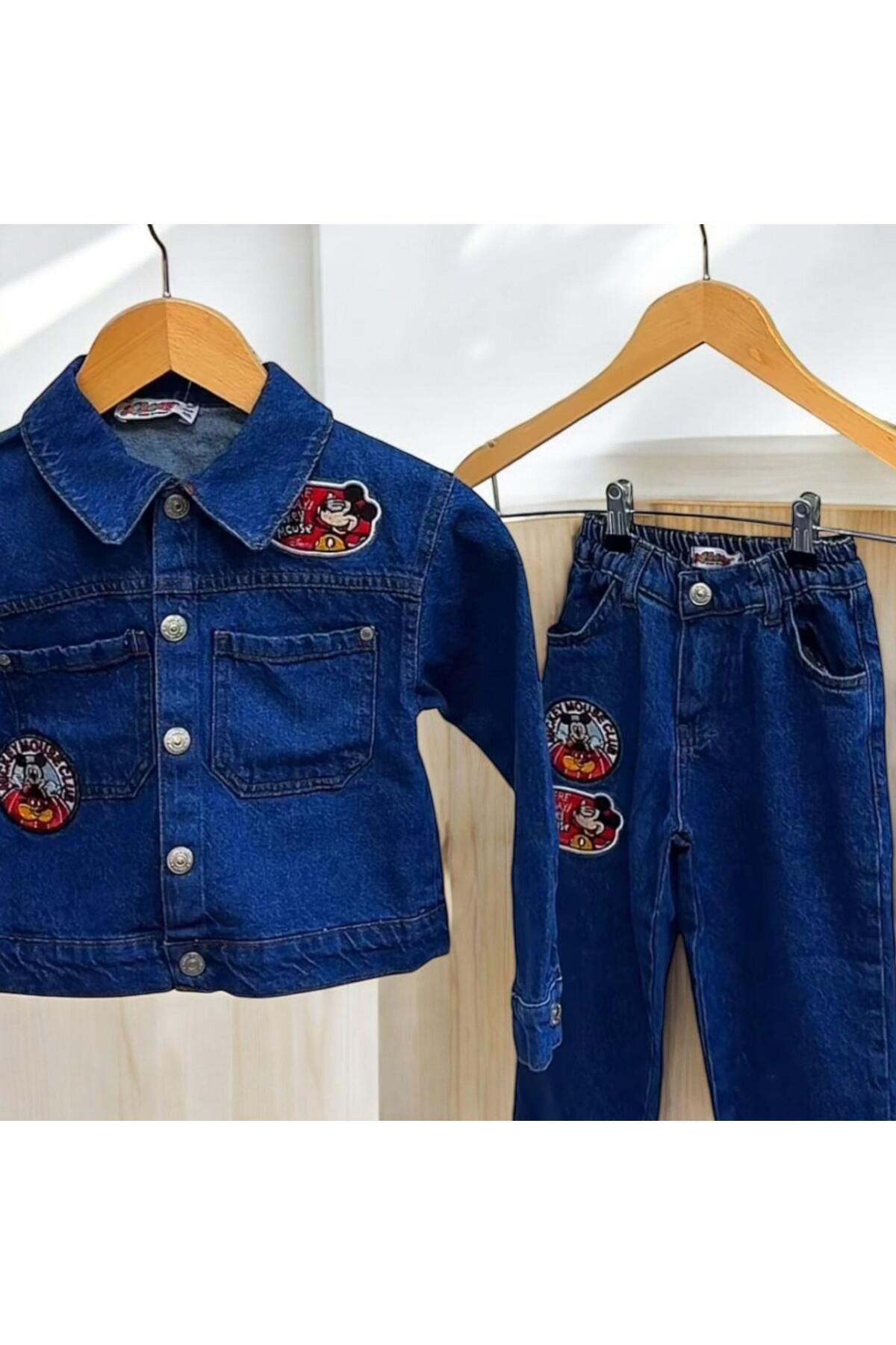 Erkek Çocuk Micky Nakışlı Takım