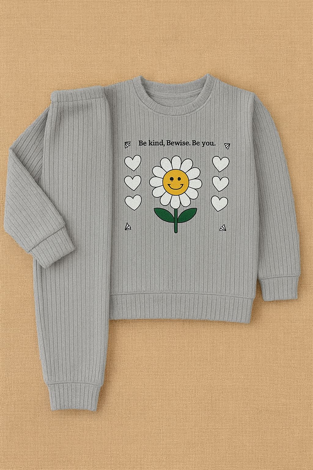 Papatya Raporlu Kız Çocuk Takım - 3/7 Yaş - 31546