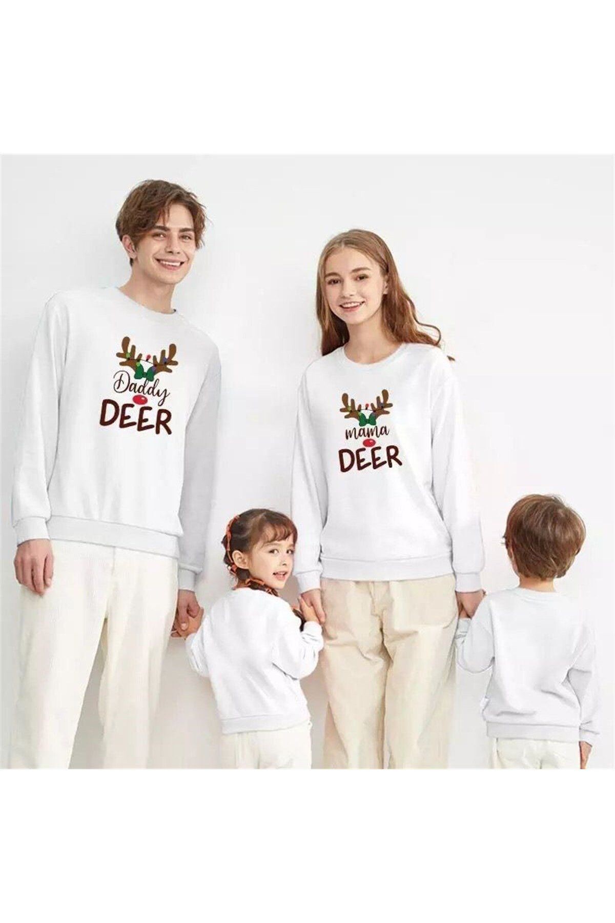Aile Yılbaşı Kombin Sweat Yeniyıl (ADET FİYATIDIR)