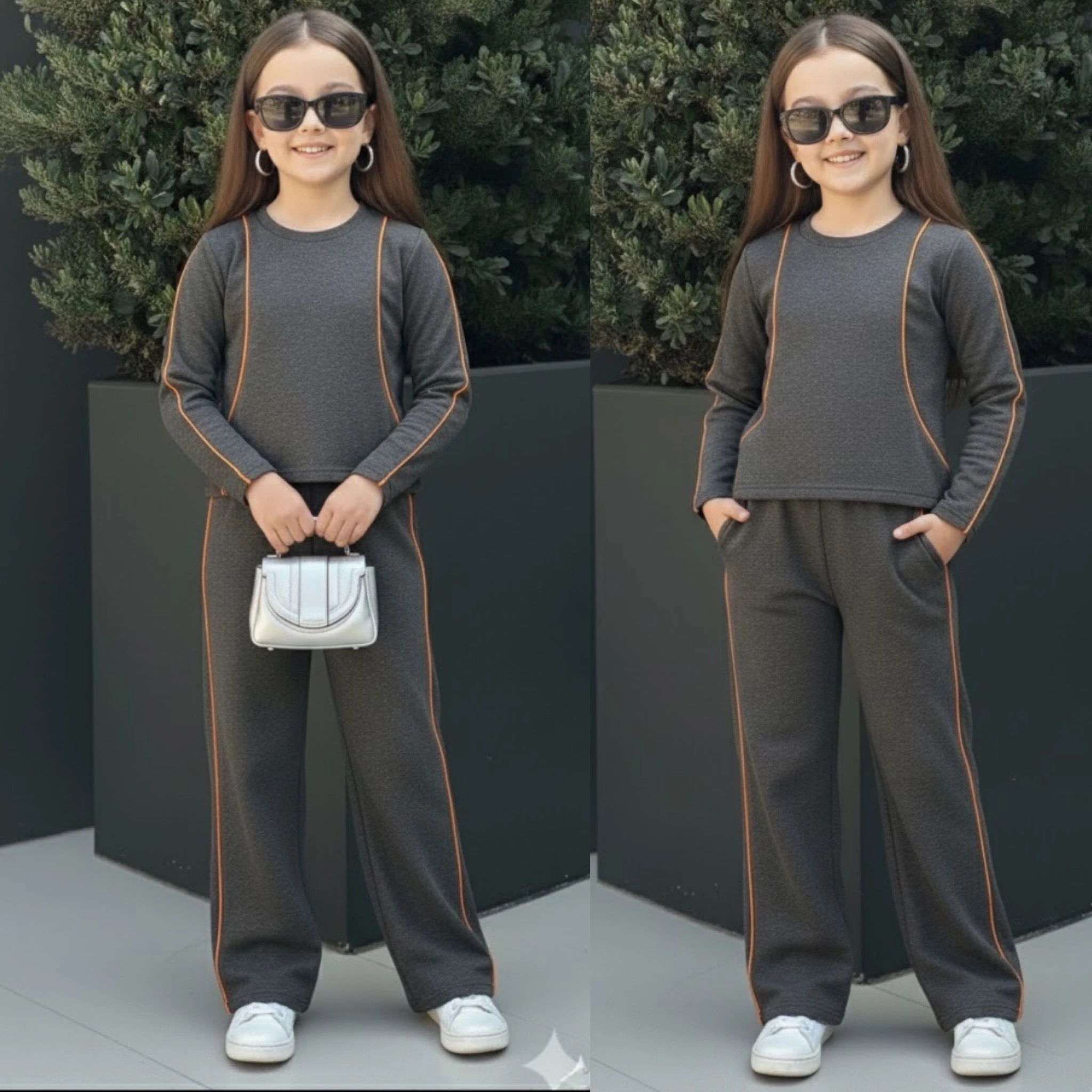 Kız Çocuk Oversize Tarz Takım - 6/15 Yaş - 31544