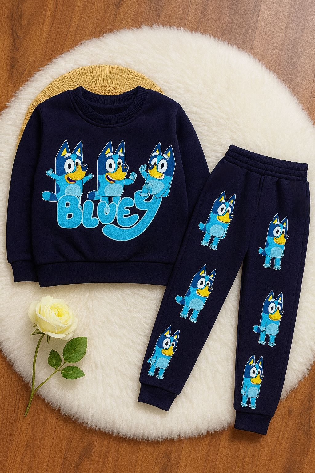 Bluey Çocuk Eşofman Takımı (3-10 Yaş) - Lacivert - 31484 - 31484