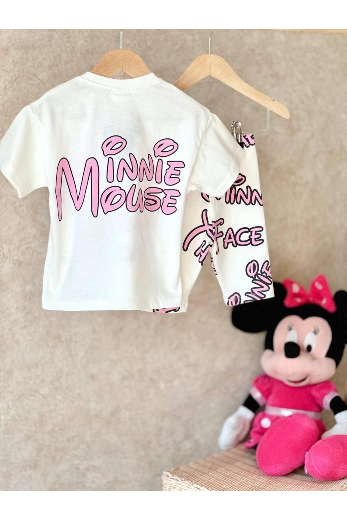 Mnnie Mouse Şortlu Kız Takım