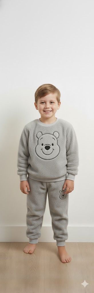 Peluş Erkek Çocuk Takımı - 2/9 Yaş - 31548