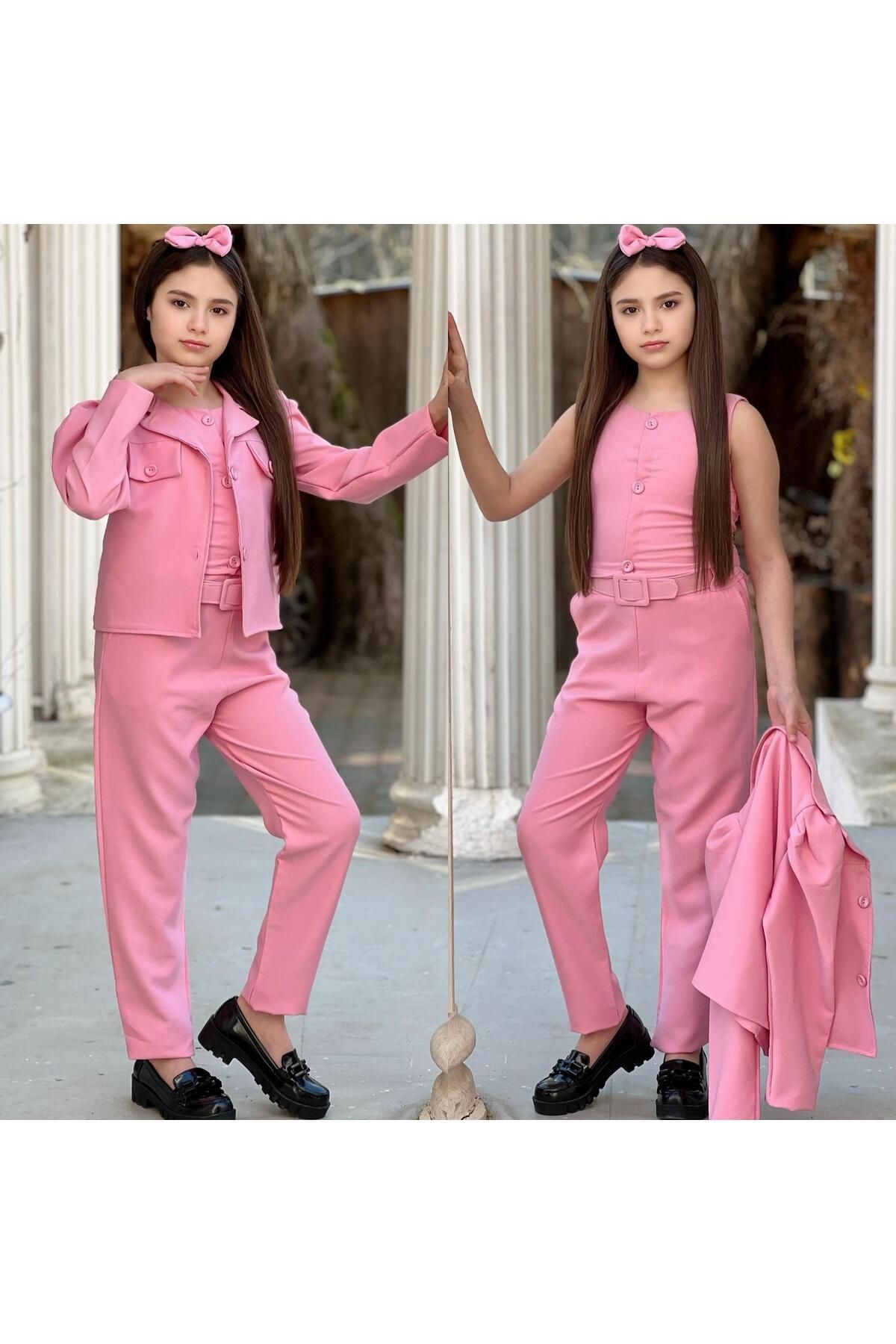 Kokoş Büstiyer Dahil Ceket, Pantolon Takım