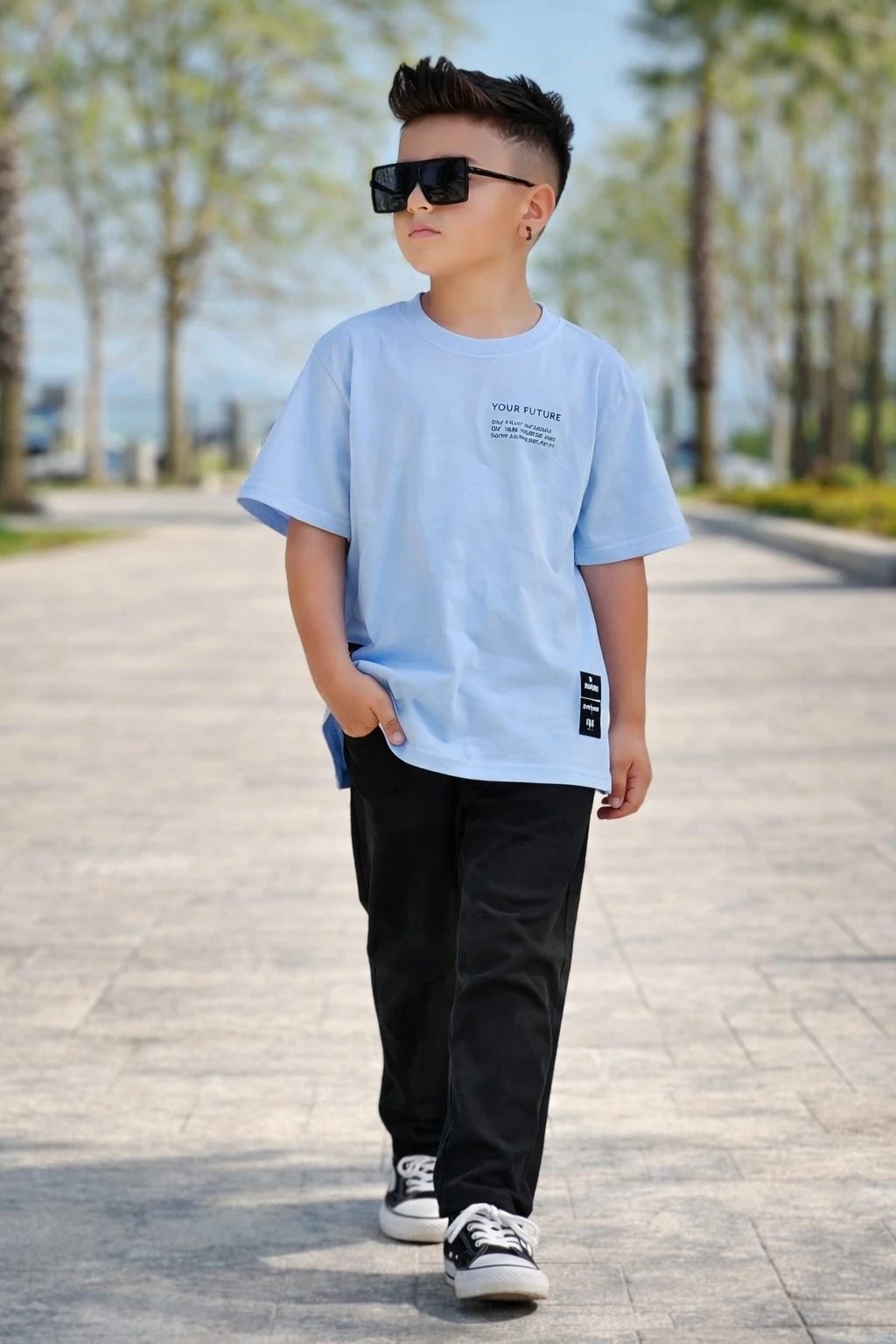 Oversize Jugger Erkek Çocuk Eşofman Takım - 7/15 Yaş - 31689