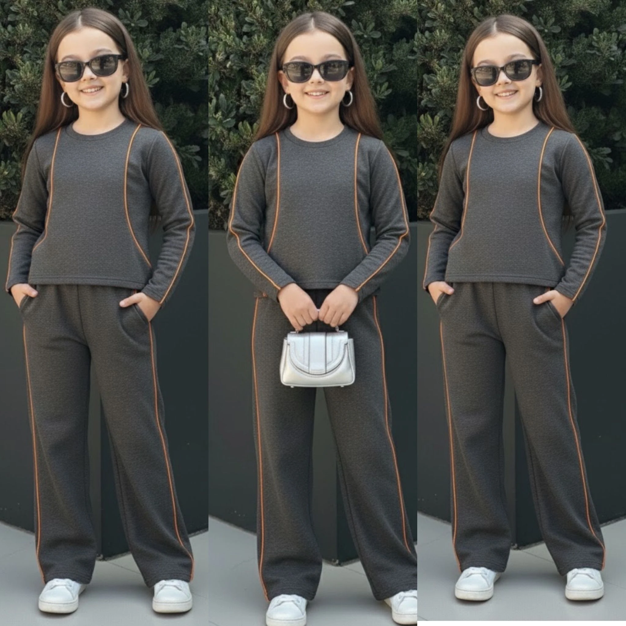 Kız Çocuk Oversize Tarz Takım - 6/15 Yaş - 31544