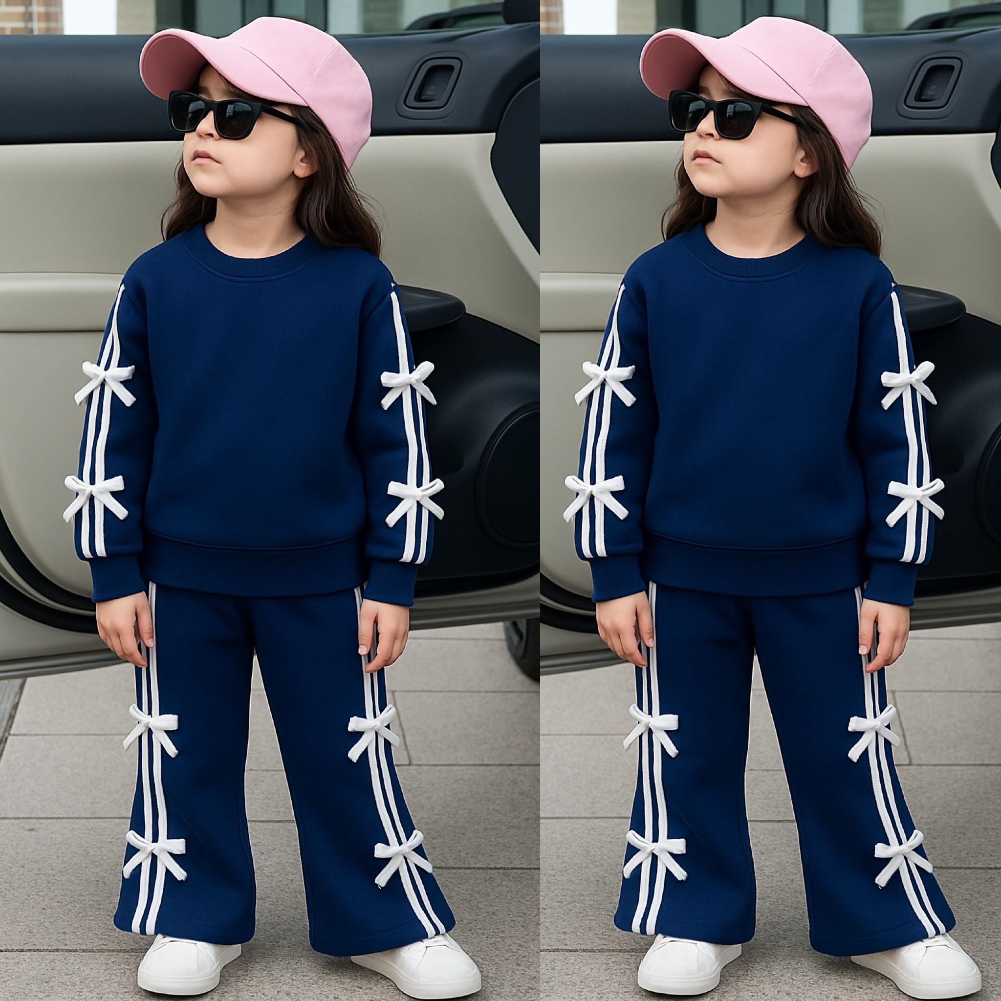 Fiyonk Detay Kız Çocuk Takım 31526