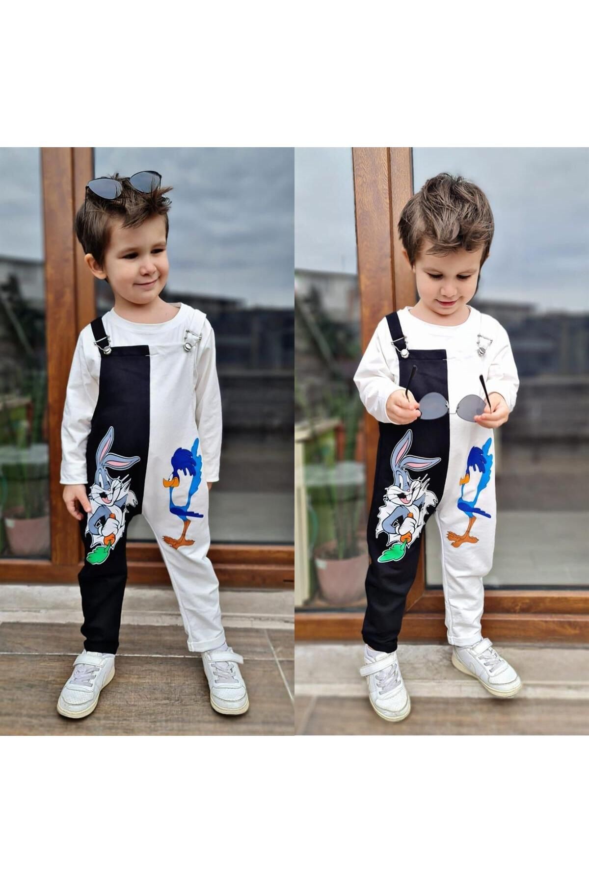 Unisex Slopet Bunny Süper Kahraman Detaylı Takım