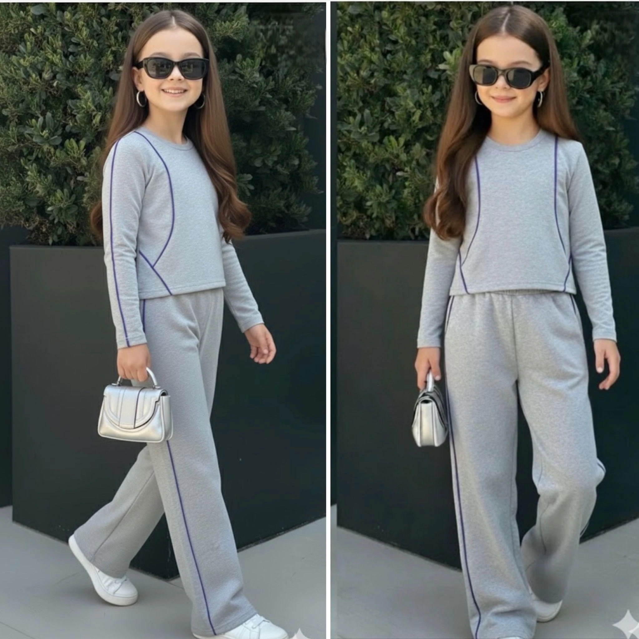 Kız Çocuk Oversize Tarz Takım - 6/15 Yaş - 31544