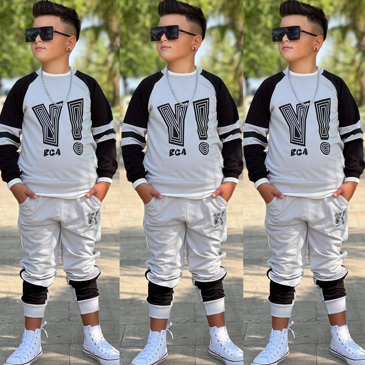 Erkek Çocuk Tarz Baskılı 2'li Takım - 2/12 Yaş - 31519