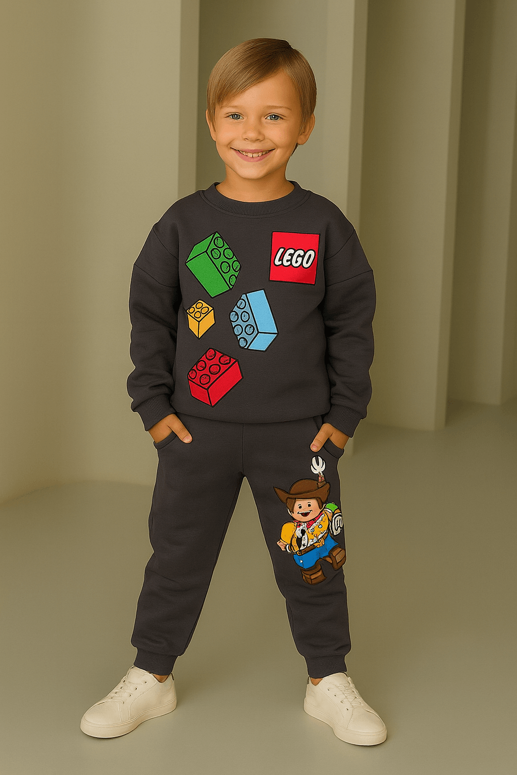 Lego x Toy Story Çocuk Eşofman Takımı – Antrasit (31490) 3-10 Yaş - 31490
