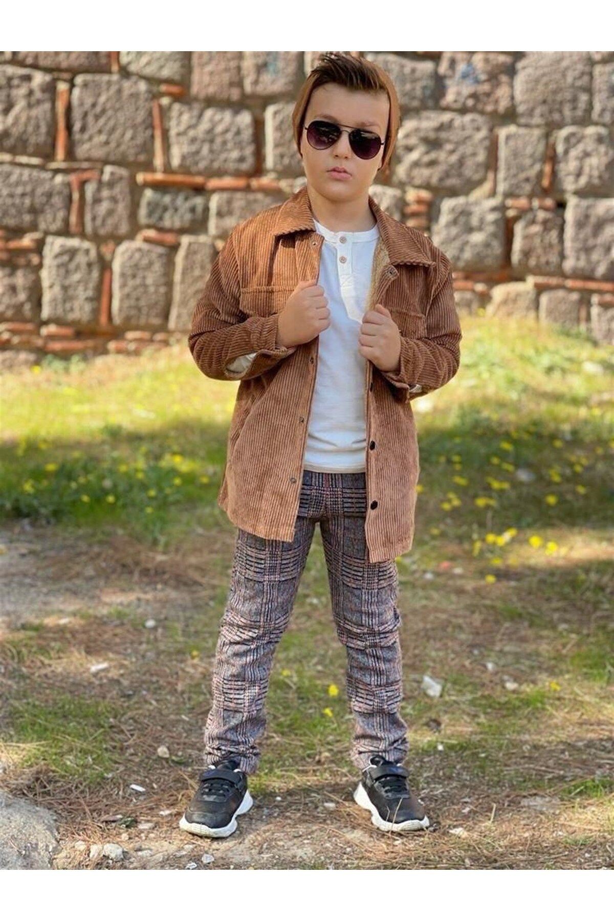 Kadife Peluş Kaplamalı 4 Parça Set