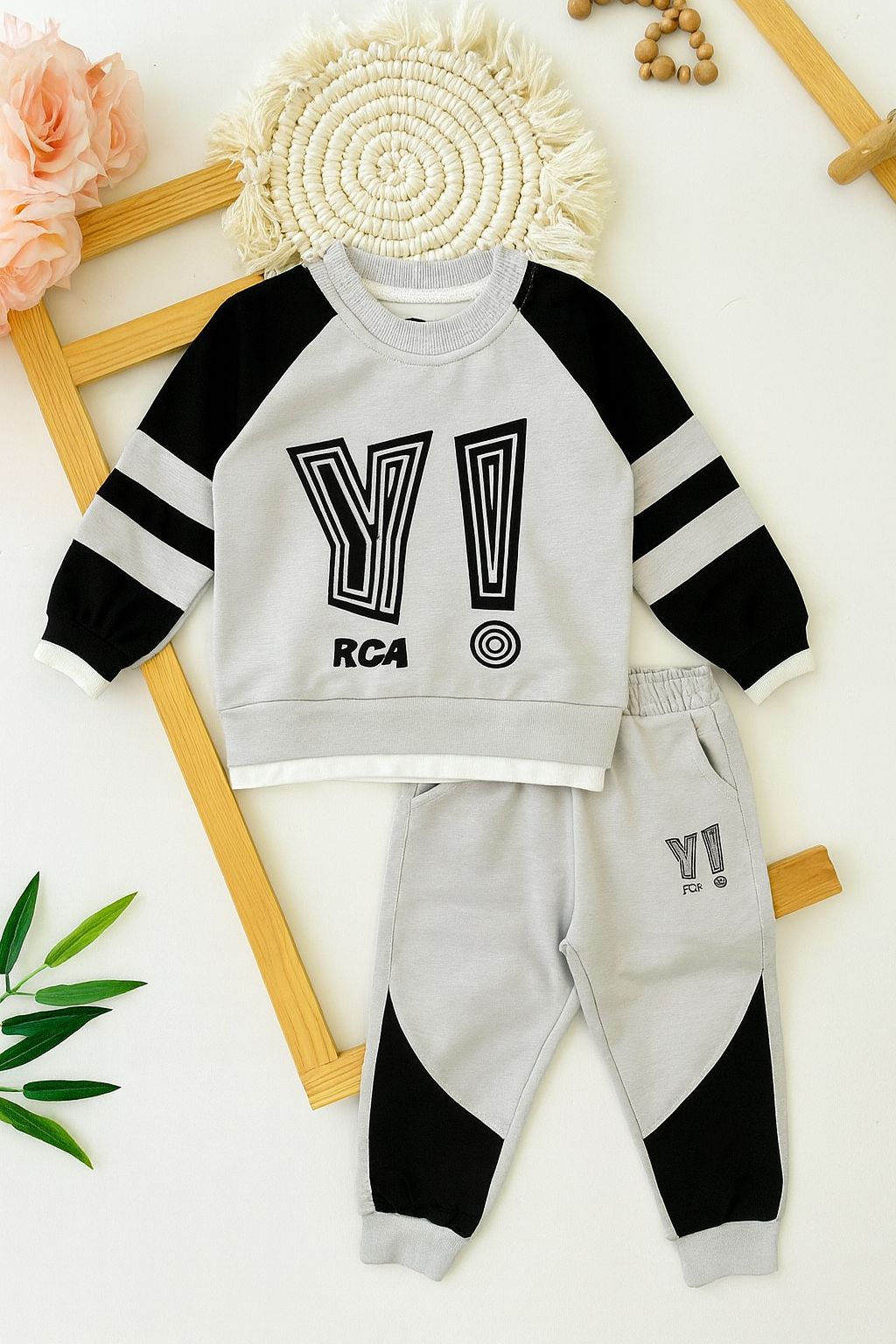 Erkek Çocuk Tarz Baskılı 2'li Takım - 2/12 Yaş - 31519