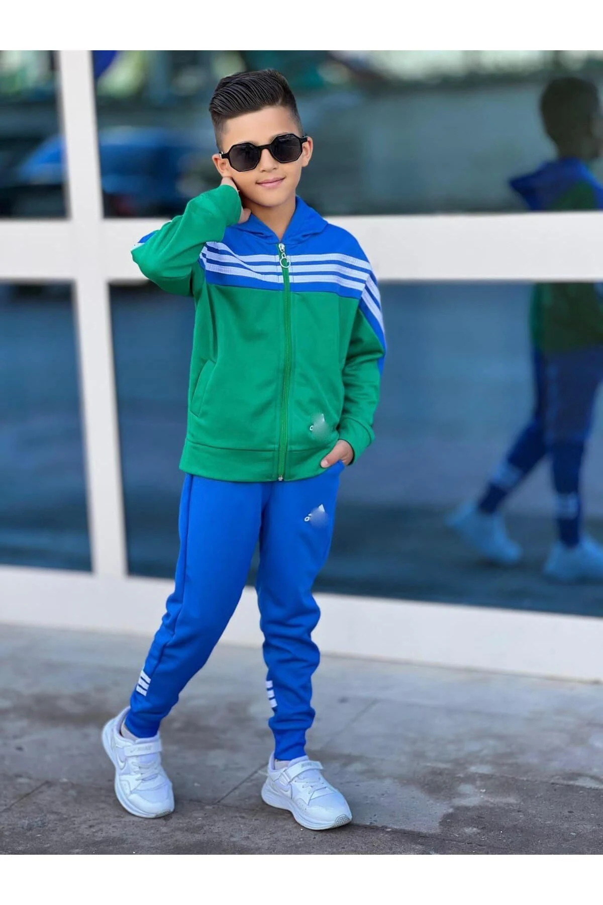 Ads Sport Fermuarlı Eşofman Takım