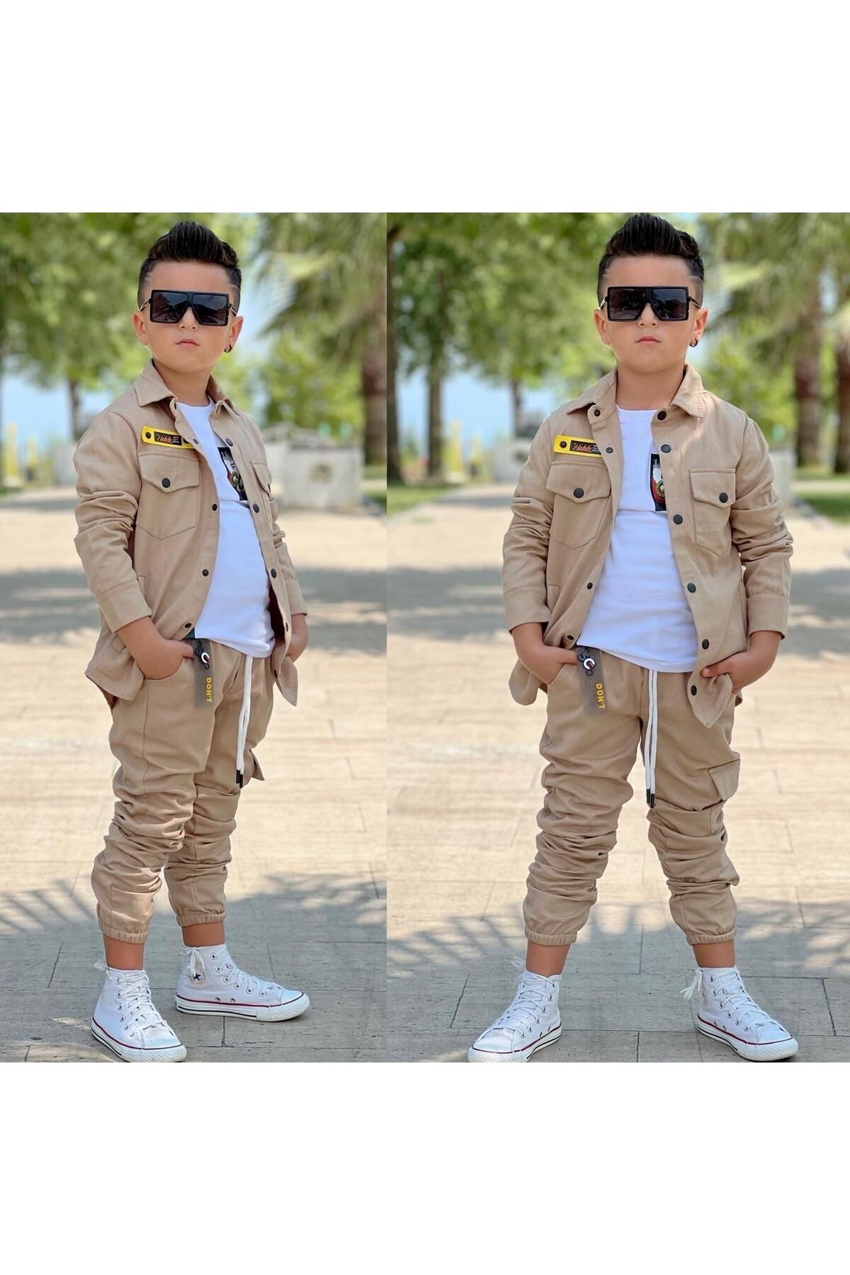 Erkek Çocuk 3'lü Tarz Takım