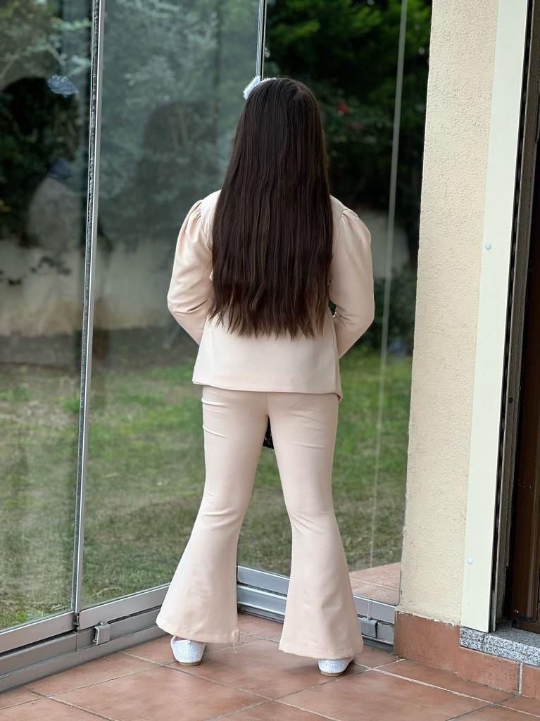 Yeni Sezonun En Gösterişli Kombini - Tam 4'lü Kombin - Gömlek/Ceket/Kemer/Pantolon - 3/12 Yaş - 31582