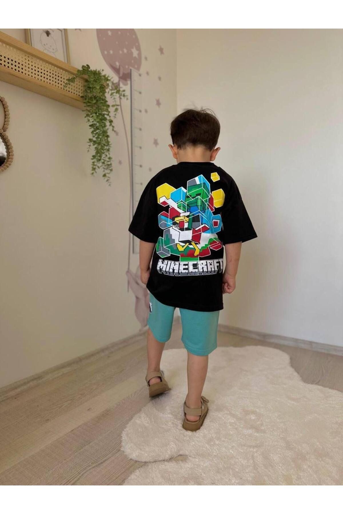 Minecraft Şortlu Takım