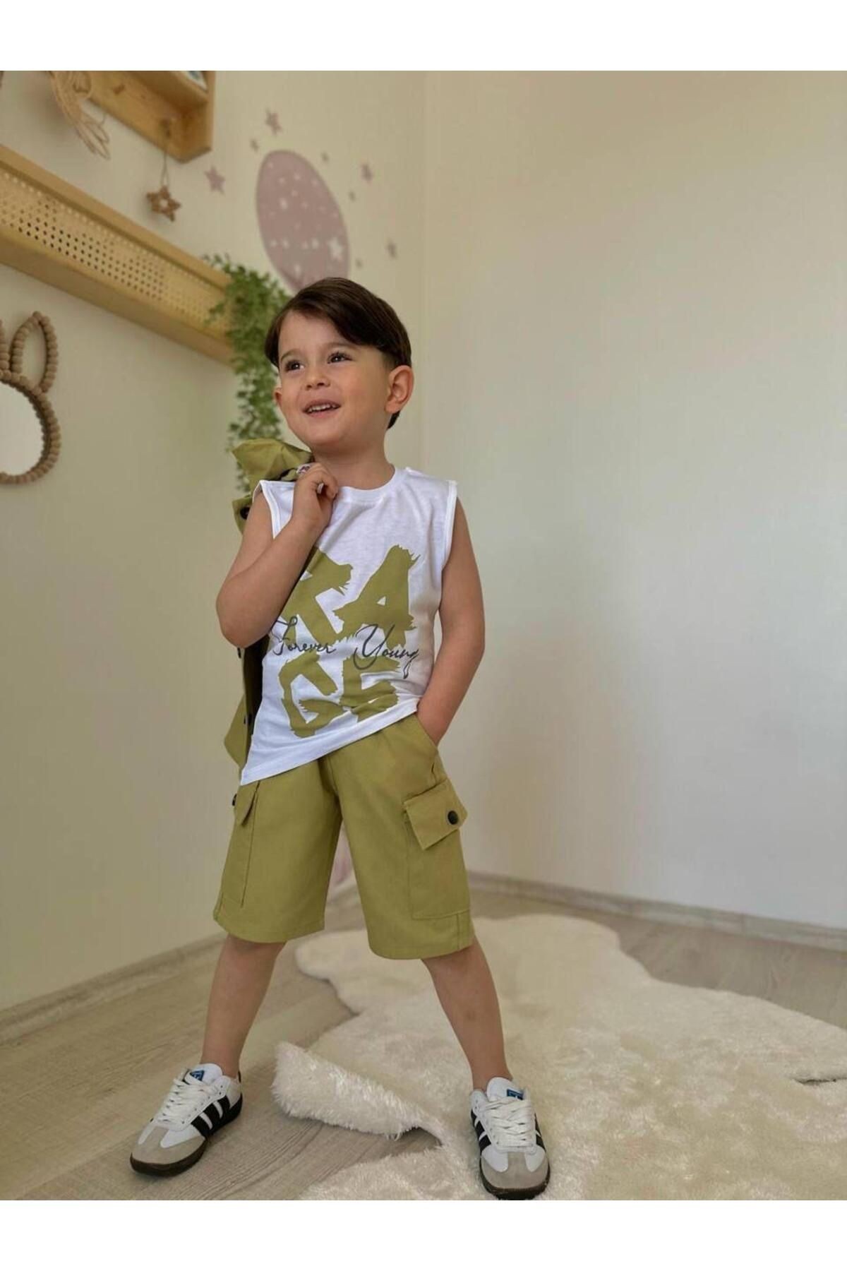 Gabardin 3'lü Takım