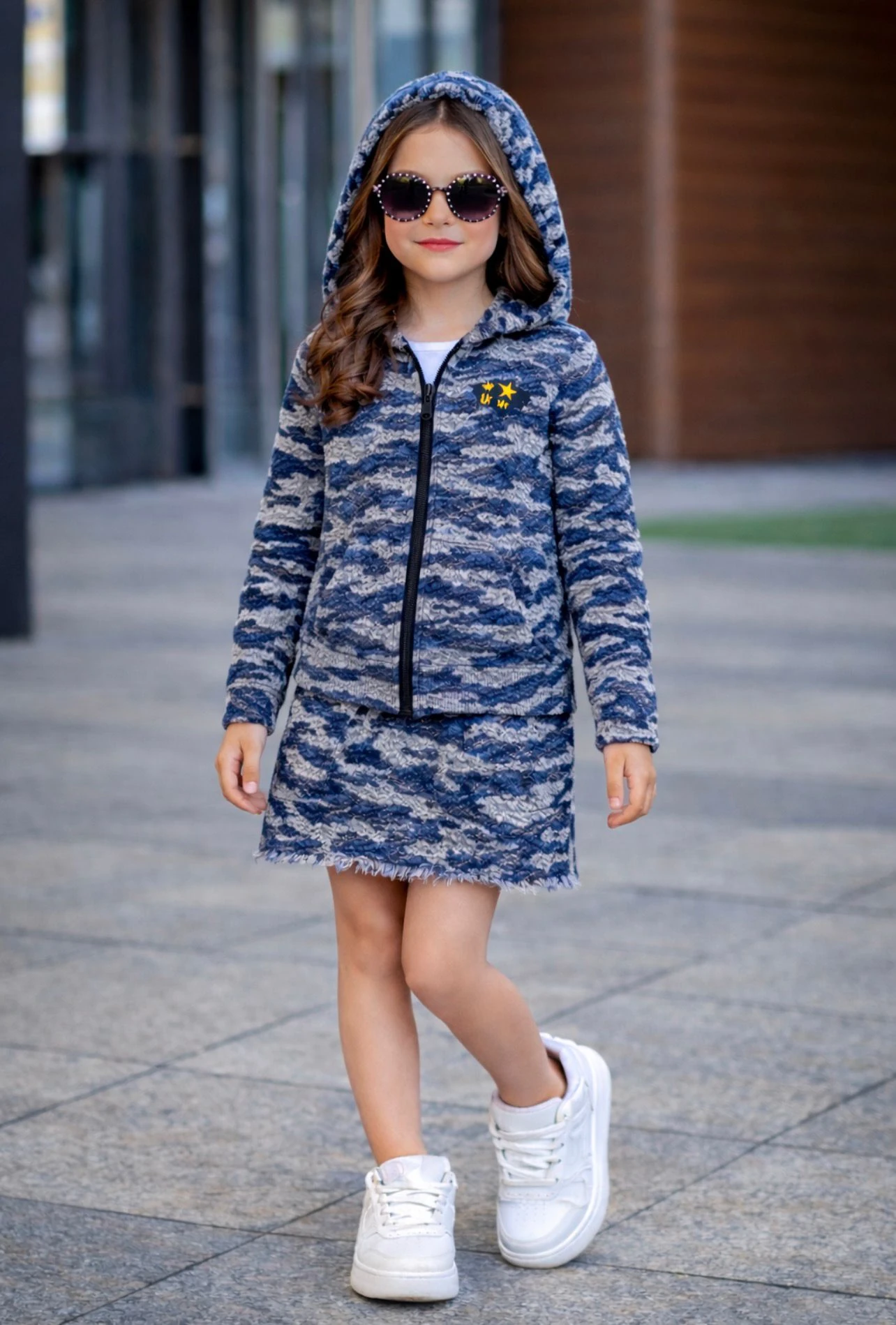 Kamuflaj Girls Etekli Takım 7/14 Yaş - 31662