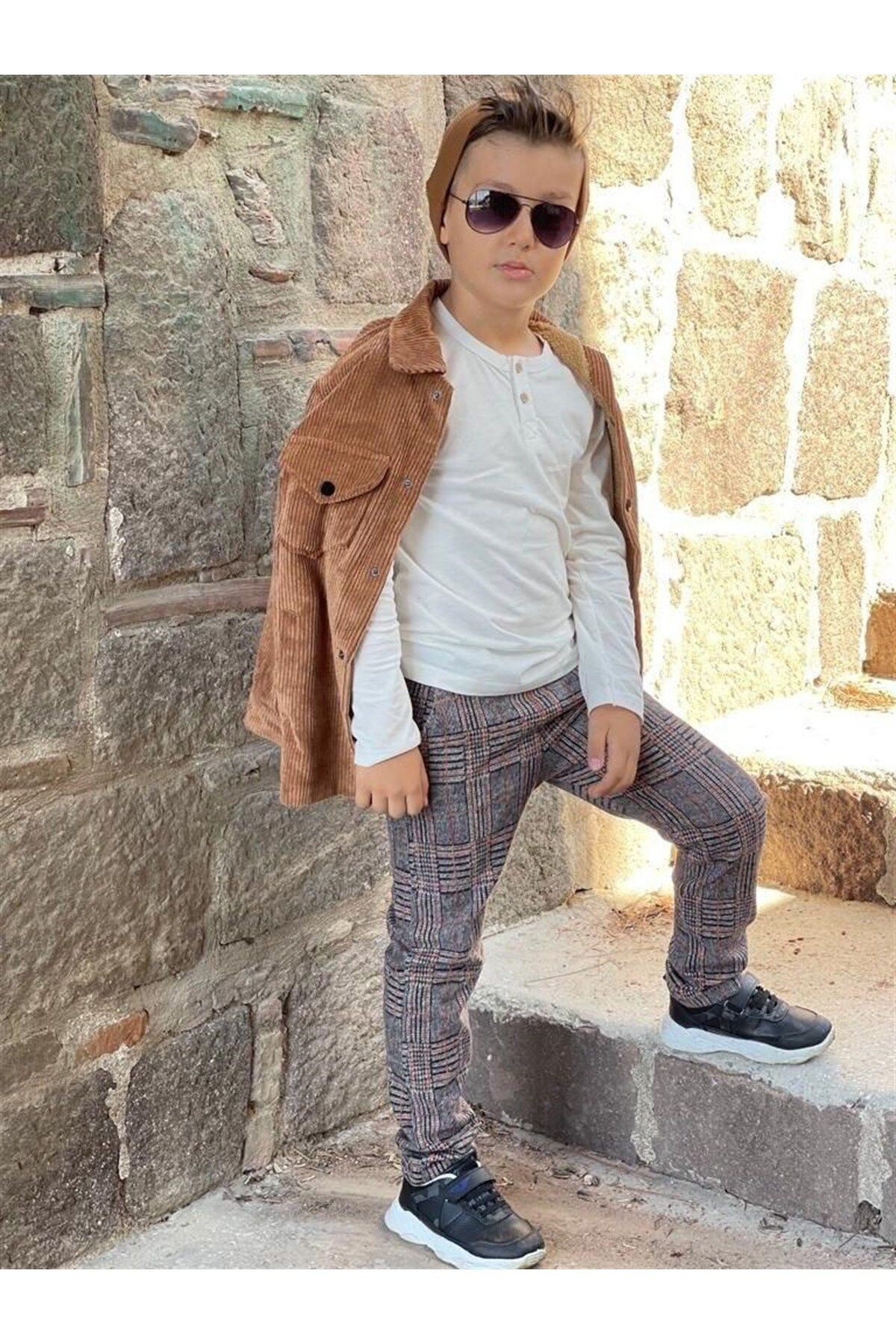 Kadife Peluş Kaplamalı 4 Parça Set