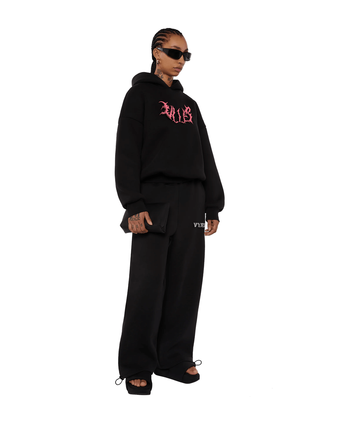 Heartbreaker Detaylı Hoodie Puff Baskı - V'lies