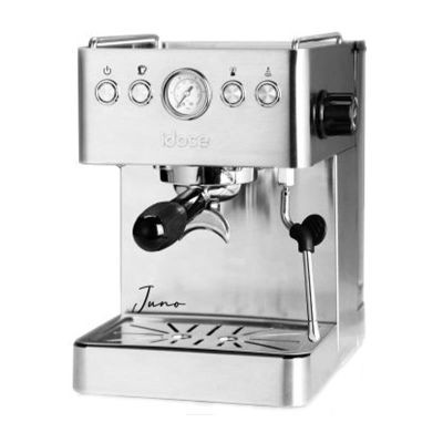 idose Juno Yarı Otomatik Ev Tipi Espresso Makinesi, 1 Gruplu, Inox