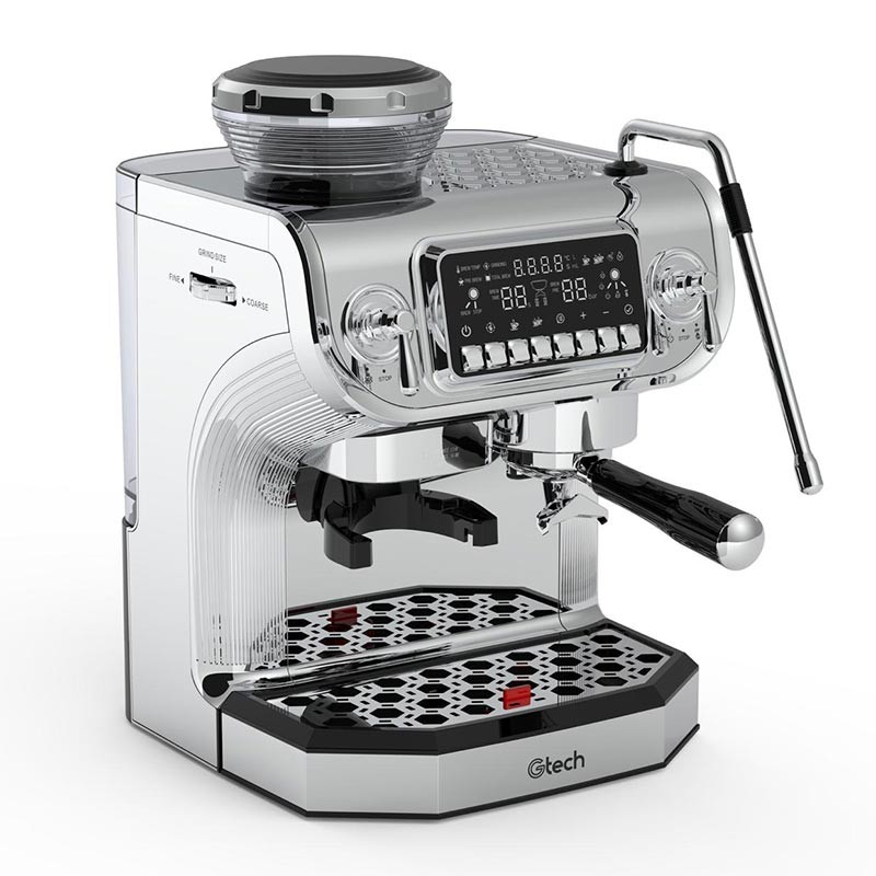 Gtech ST-530ED PID Ev Tipi Öğütücülü Barista Espresso Kahve Makinesi, 1 Gruplu
