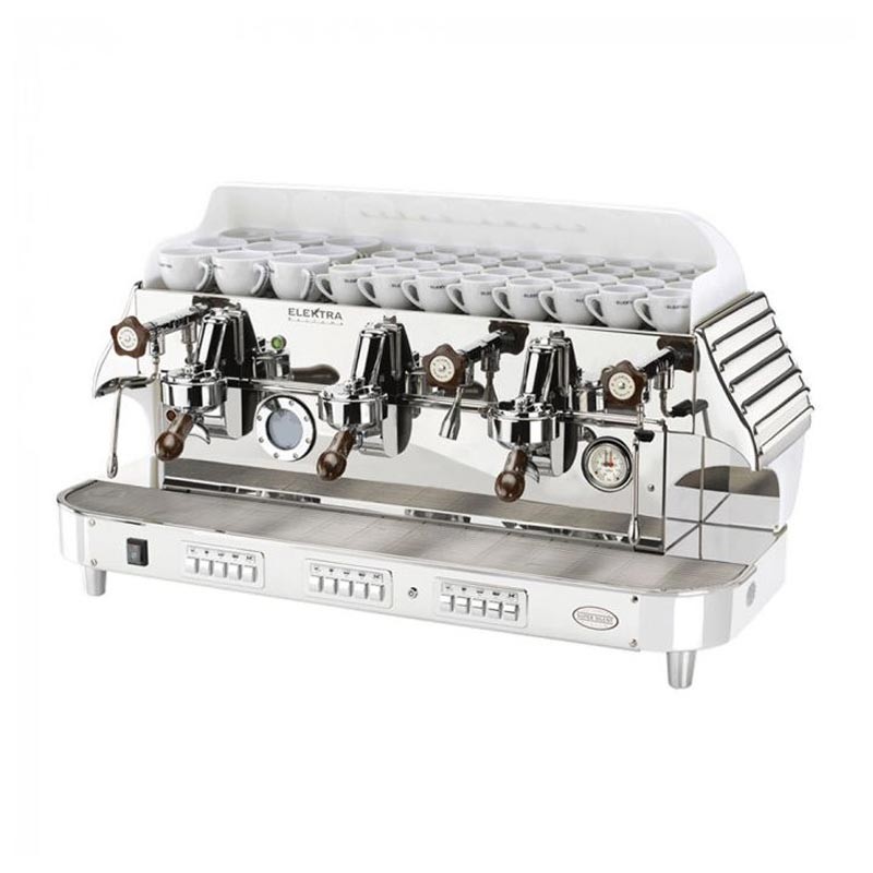 Elektra Barlume Tam Otomatik Espresso Kahve Makinesi, 3 Gruplu, Beyaz