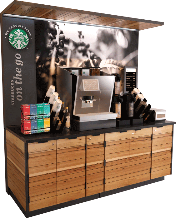 Starbucks Benzin İstasyonu Kahve Köşesi Kios 