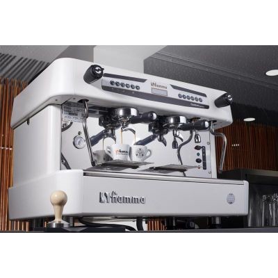 Fiamma Quadrant 2 DSP TC Espresso Kahve Makinesi, 2 Gruplu, Beyaz