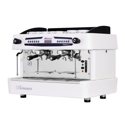 Fiamma Quadrant 2 DSP TC Espresso Kahve Makinesi, 2 Gruplu, Beyaz