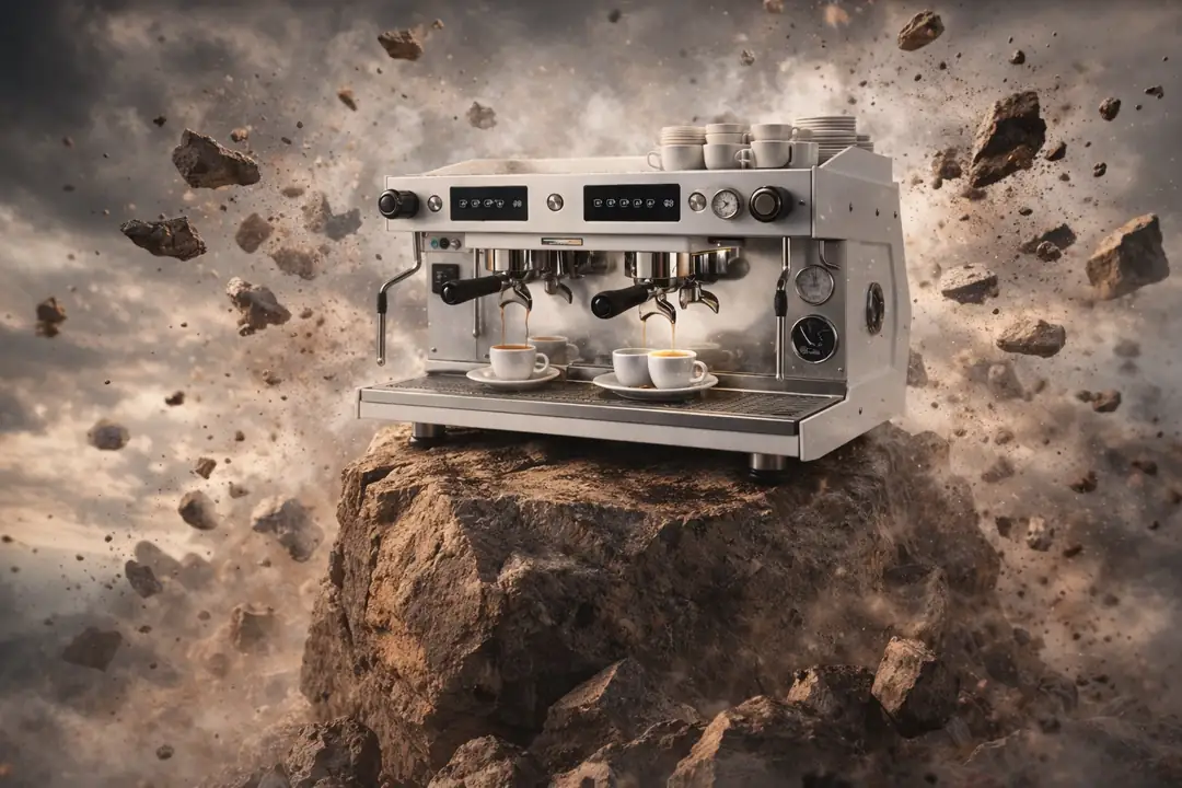 Brugnetti Luna Beyaz Espresso Makinesi