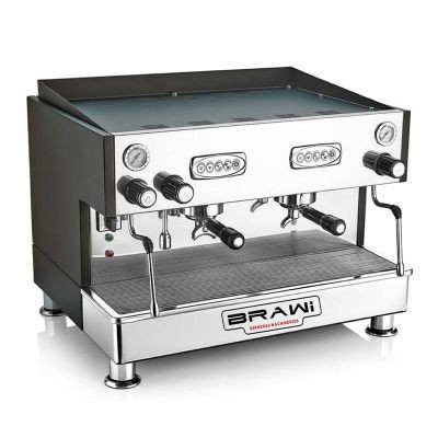 Brawi EFELI EL Tam Otomatik Espresso Kahve Makinesi, 2 Gruplu, Siyah