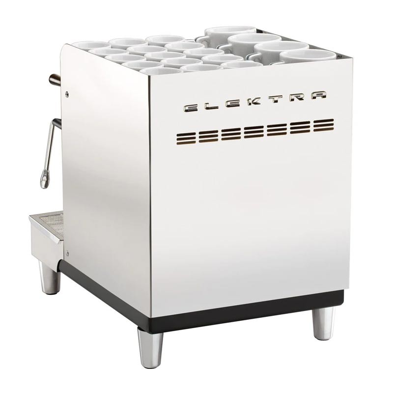 Elektra Sixties Tam Otomatik Espresso Kahve Makinesi, 2 Gruplu, Inox