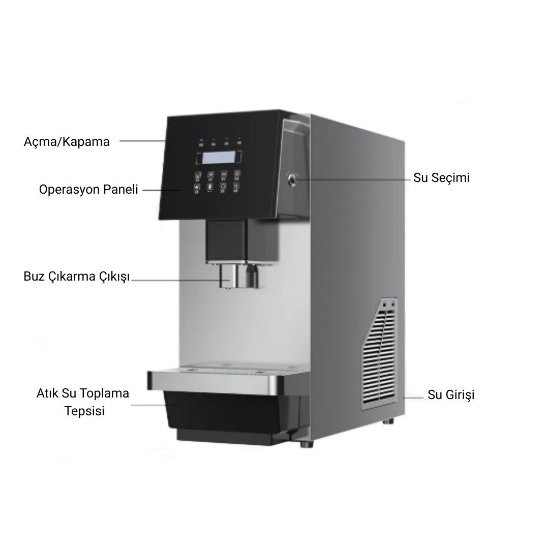 SMARTCHEF SET ÜSTÜ BUZ MAKİNESİ  BTB-Z01