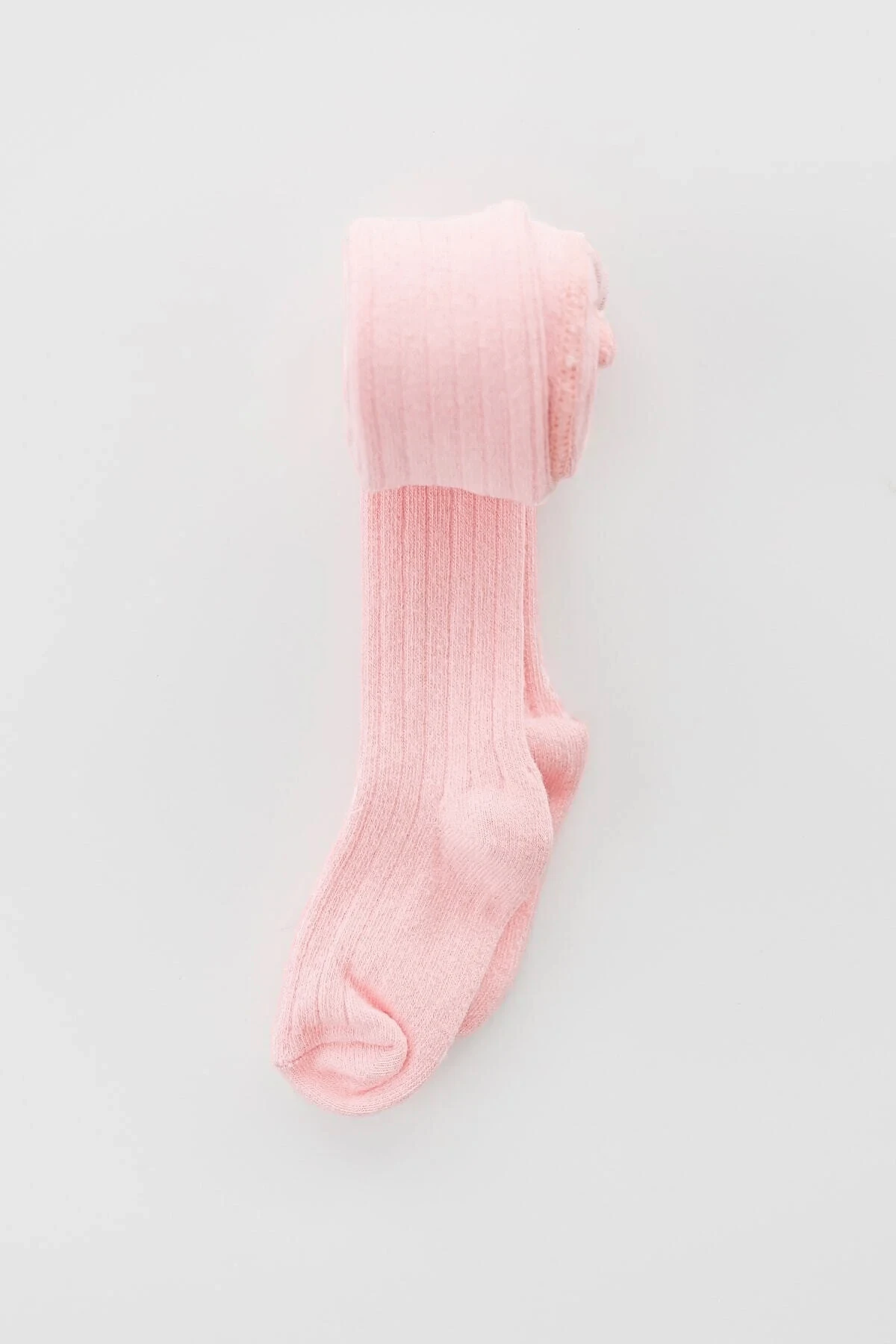 Pipper Kız Bebek Çocuk Fitilli Külotlu Çorap  (Tekli Paket) - Pembe