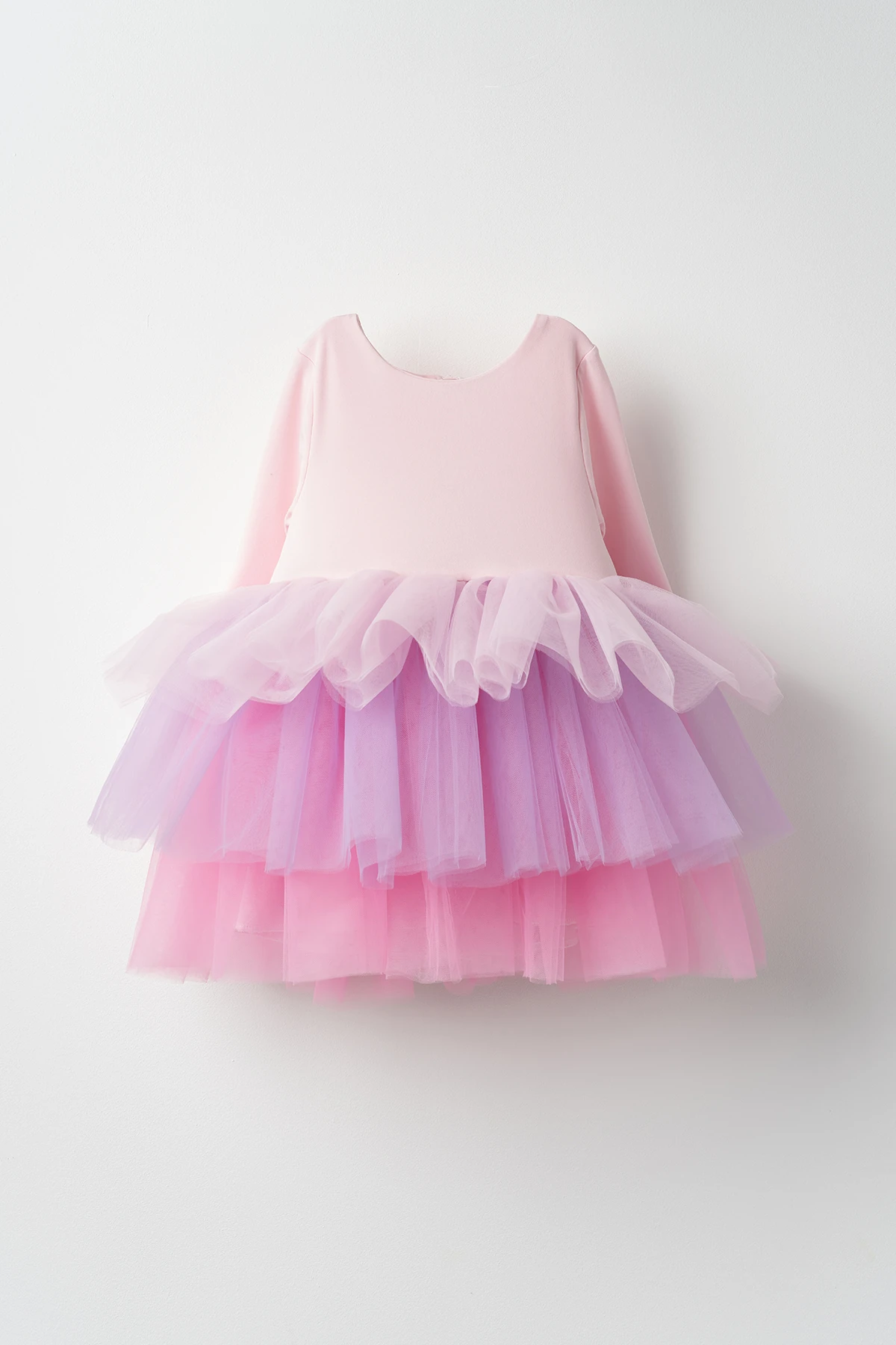 Violet Balerin Elbise Tüllü Tütülü Elbise - Pembe