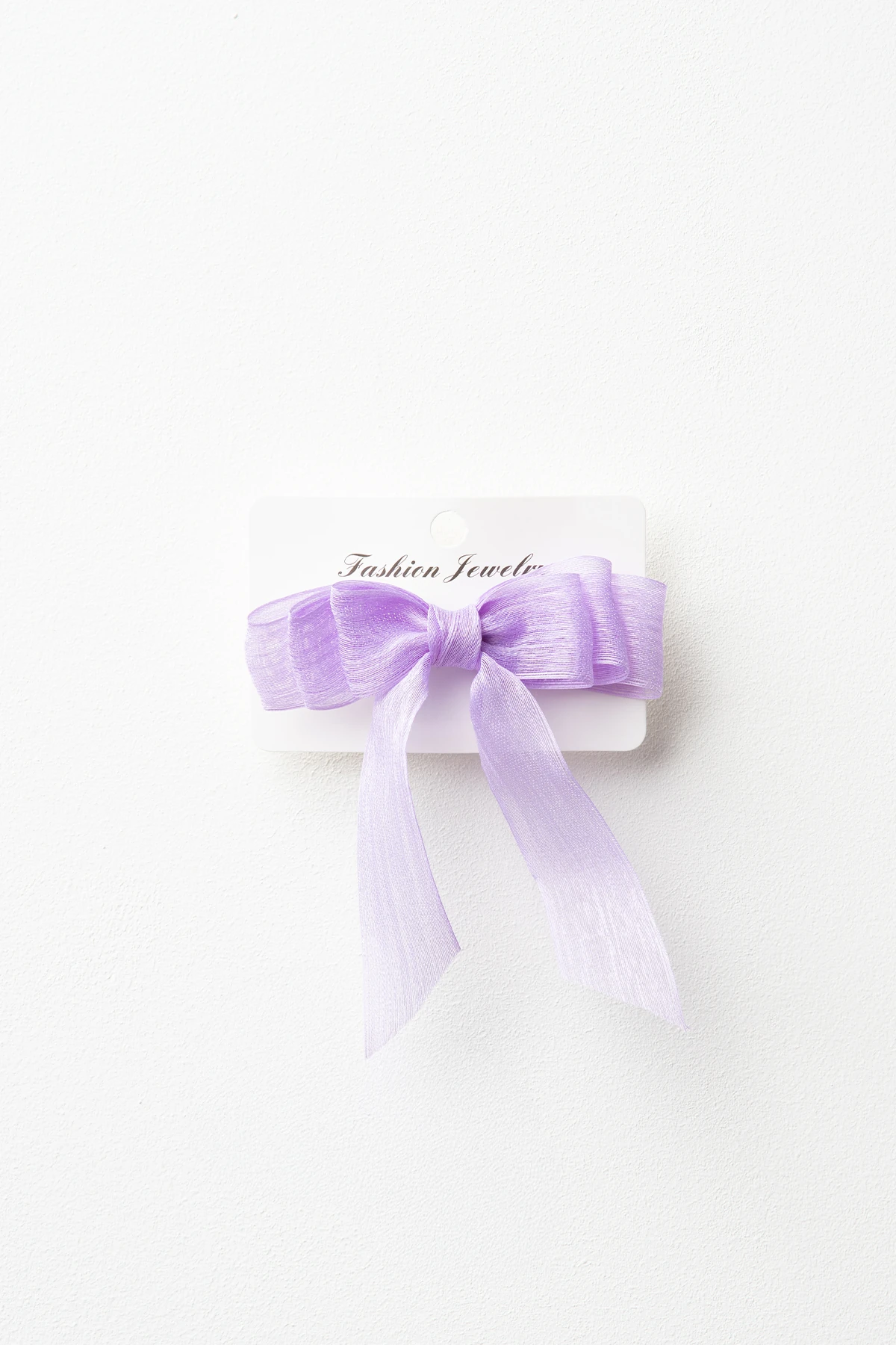 Simli Organze Fiyonk Toka - Lila