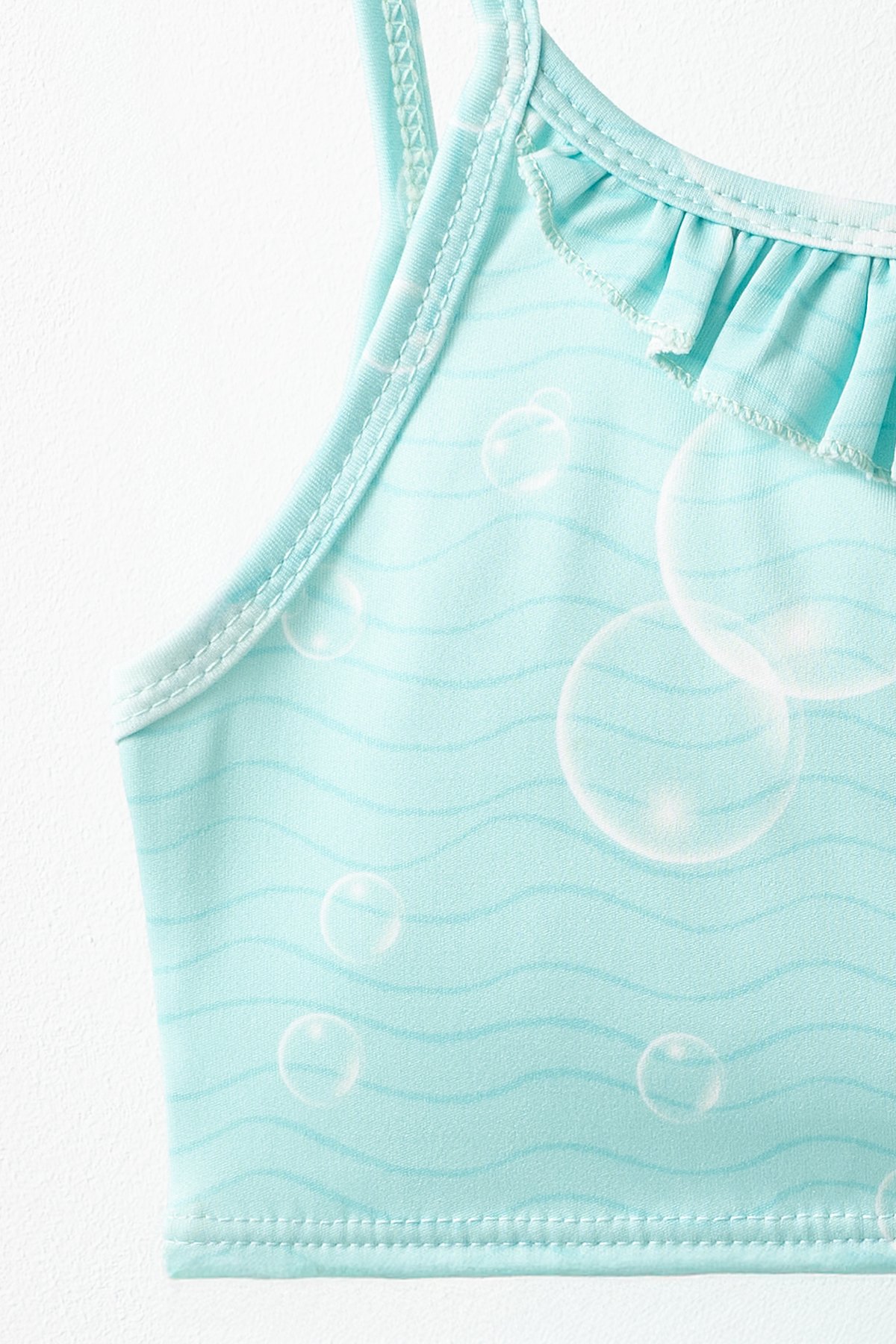 Calliope Baloncuk Baskılı Kız Çocuk Mayo Bikini Takım - Çok Renkli