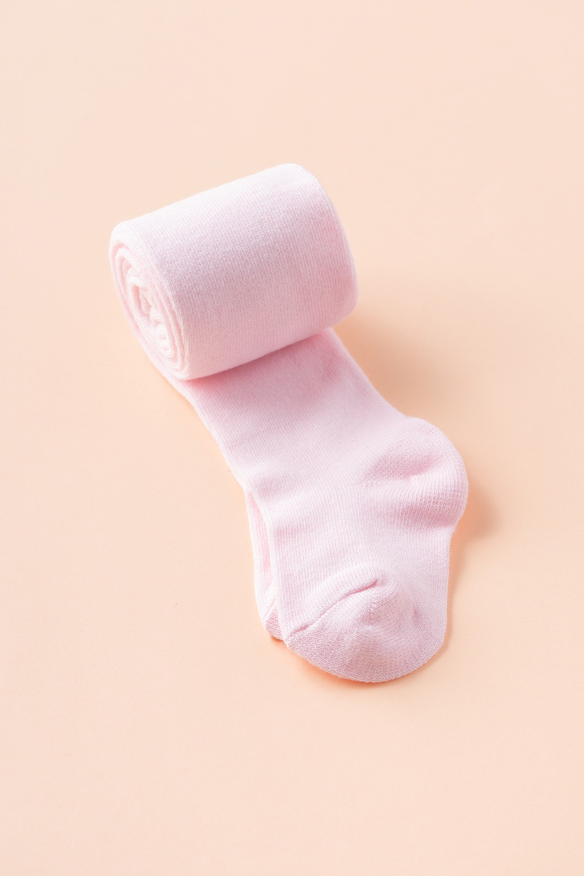 Kız Bebek Çocuk Külotlu Çorap  (Tekli) - Açık Pembe