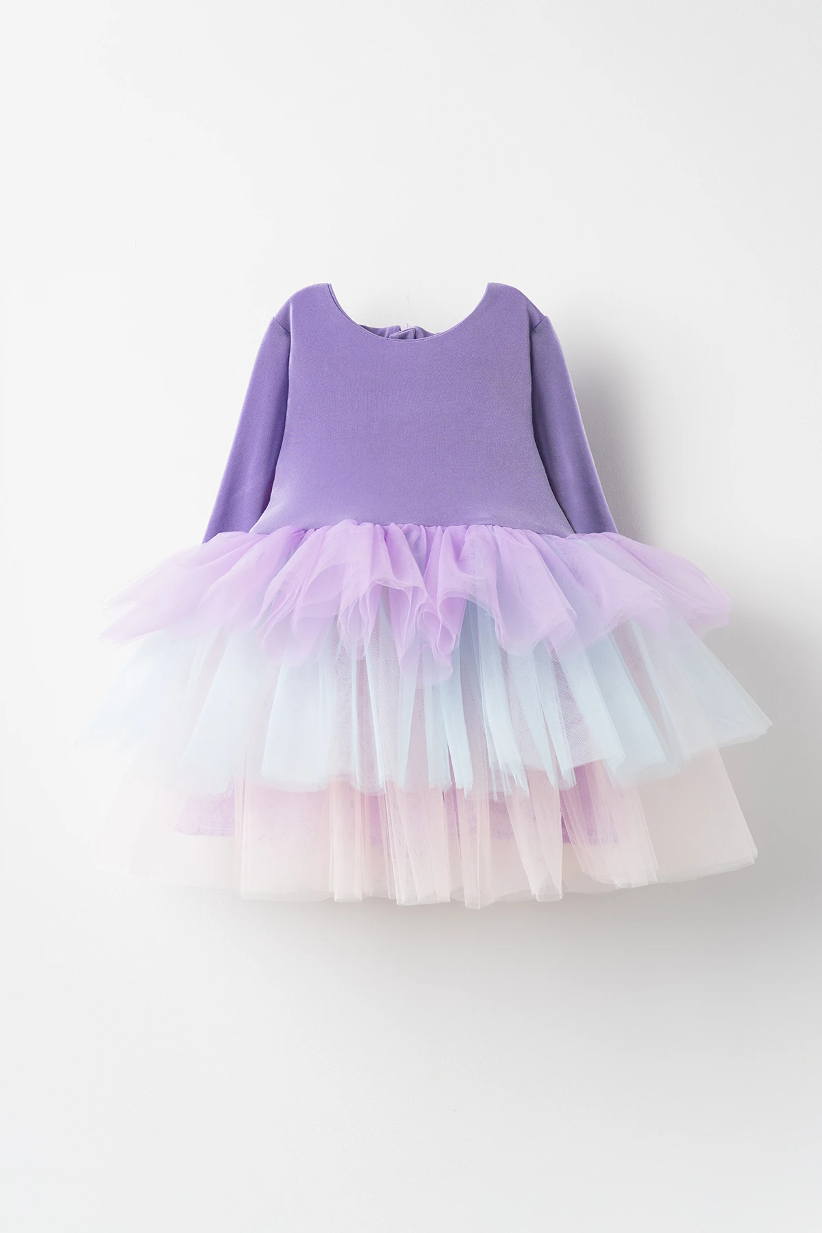 Violet Balerin Elbise Tüllü Tütülü Elbise - Lila