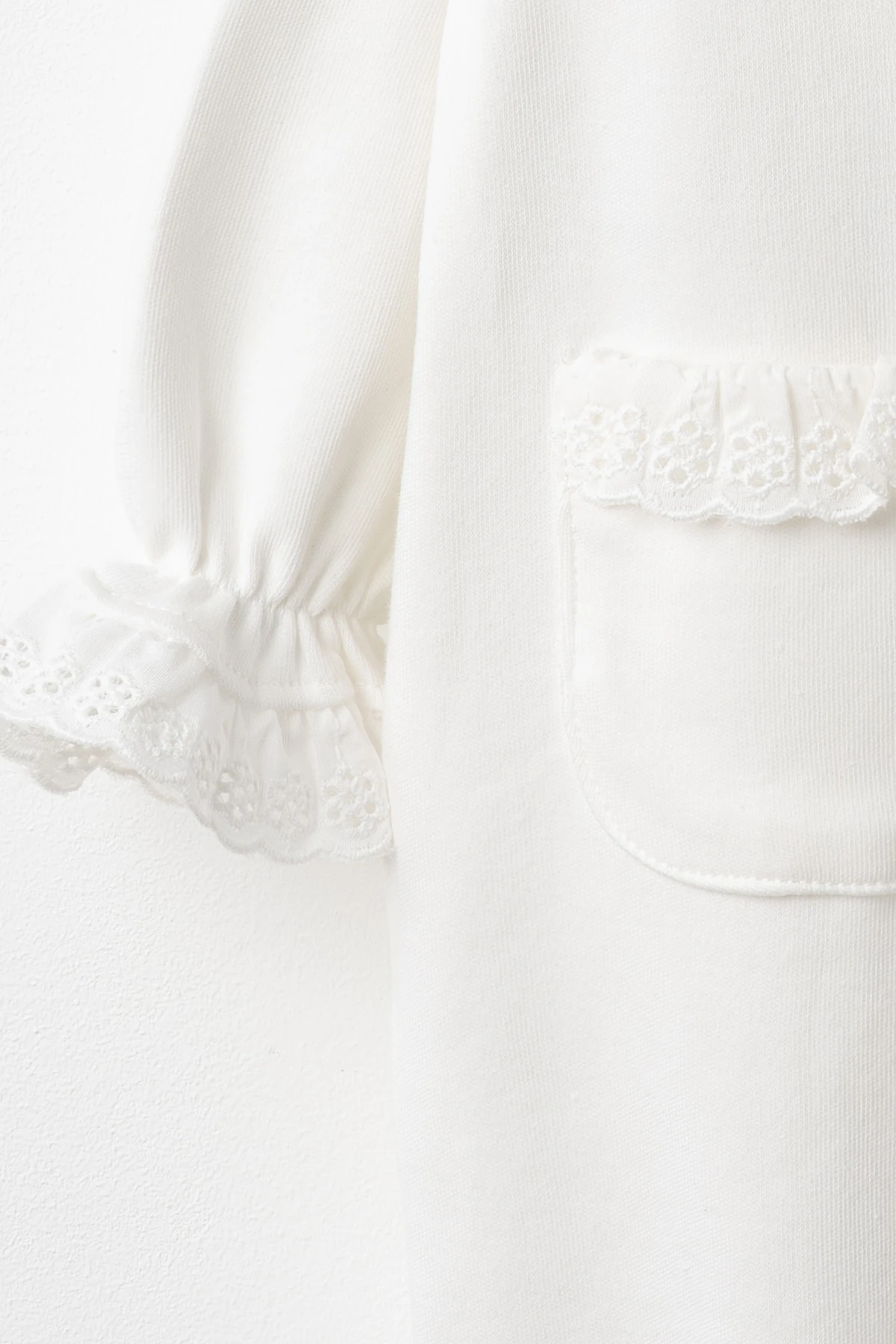 Jessie Yenidoğan Fisto Detaylı Pamuklu Tulum Hastane Çıkışı