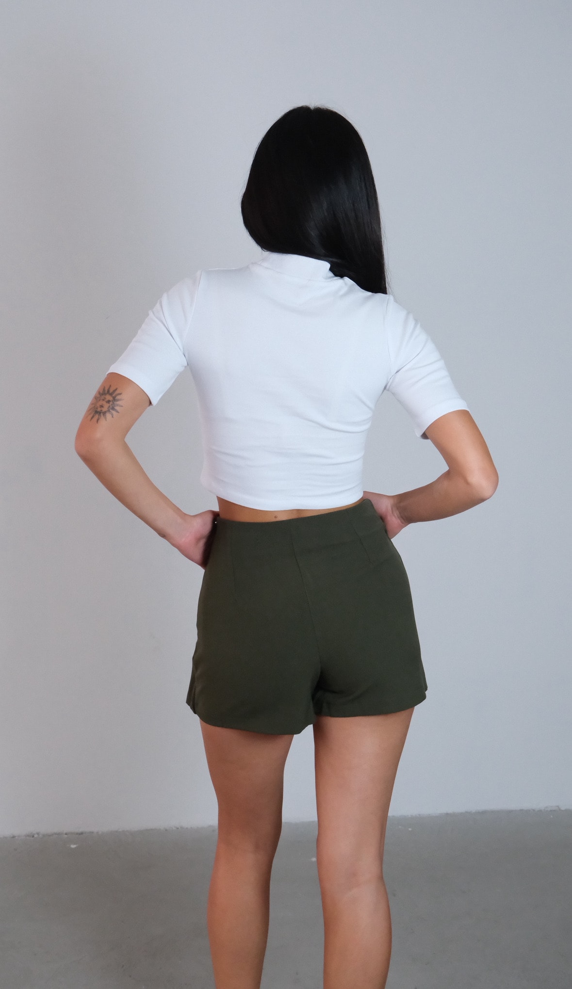 LS - Beyaz Yarım Kollu Basic