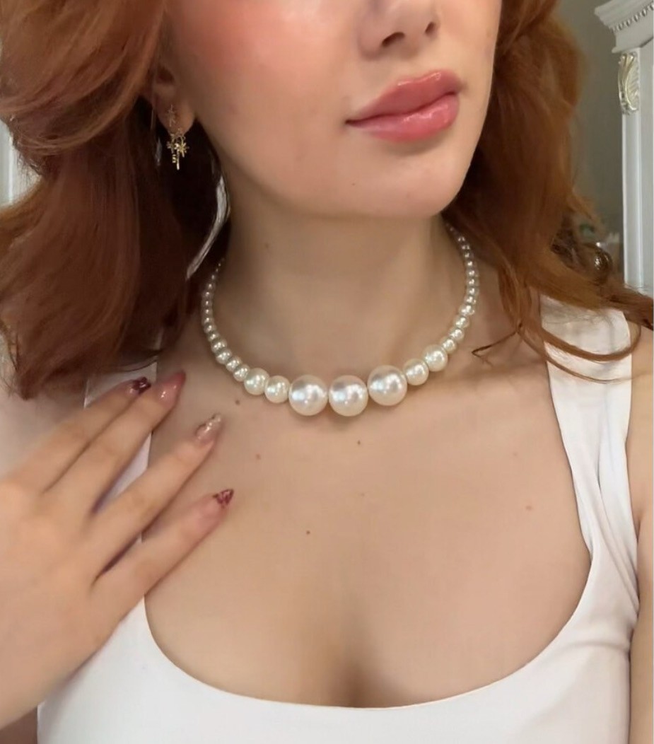 LS -Mermaid Tasarım İnci Kolye
