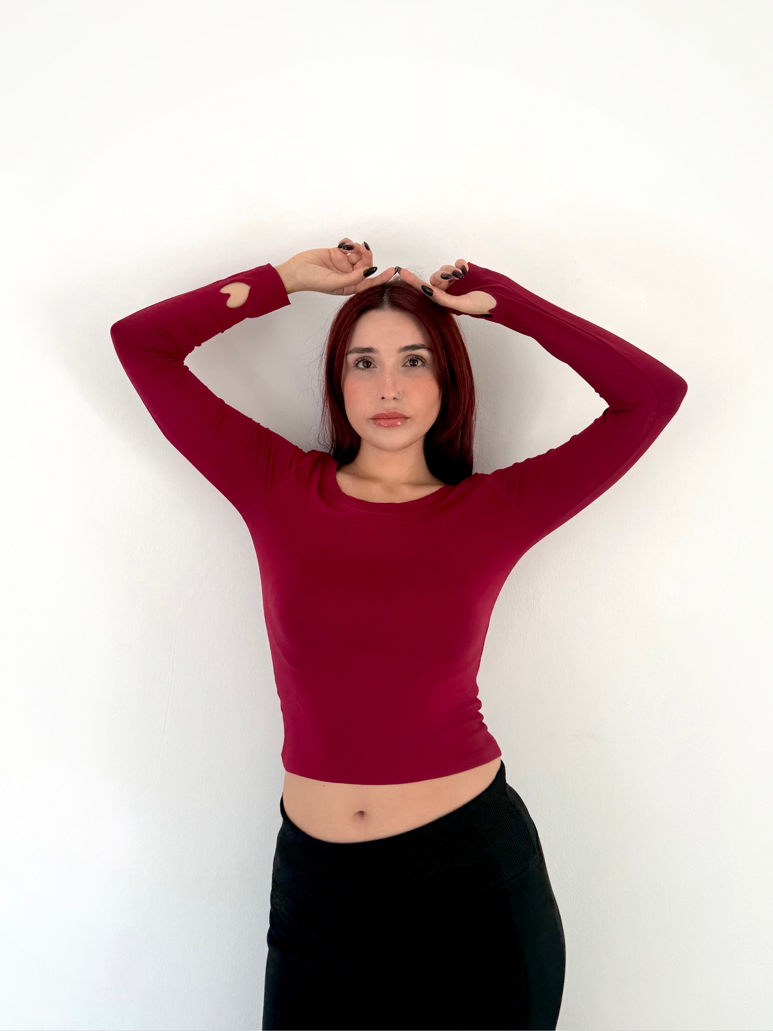 LS - Bordo Kalp Detay Basic