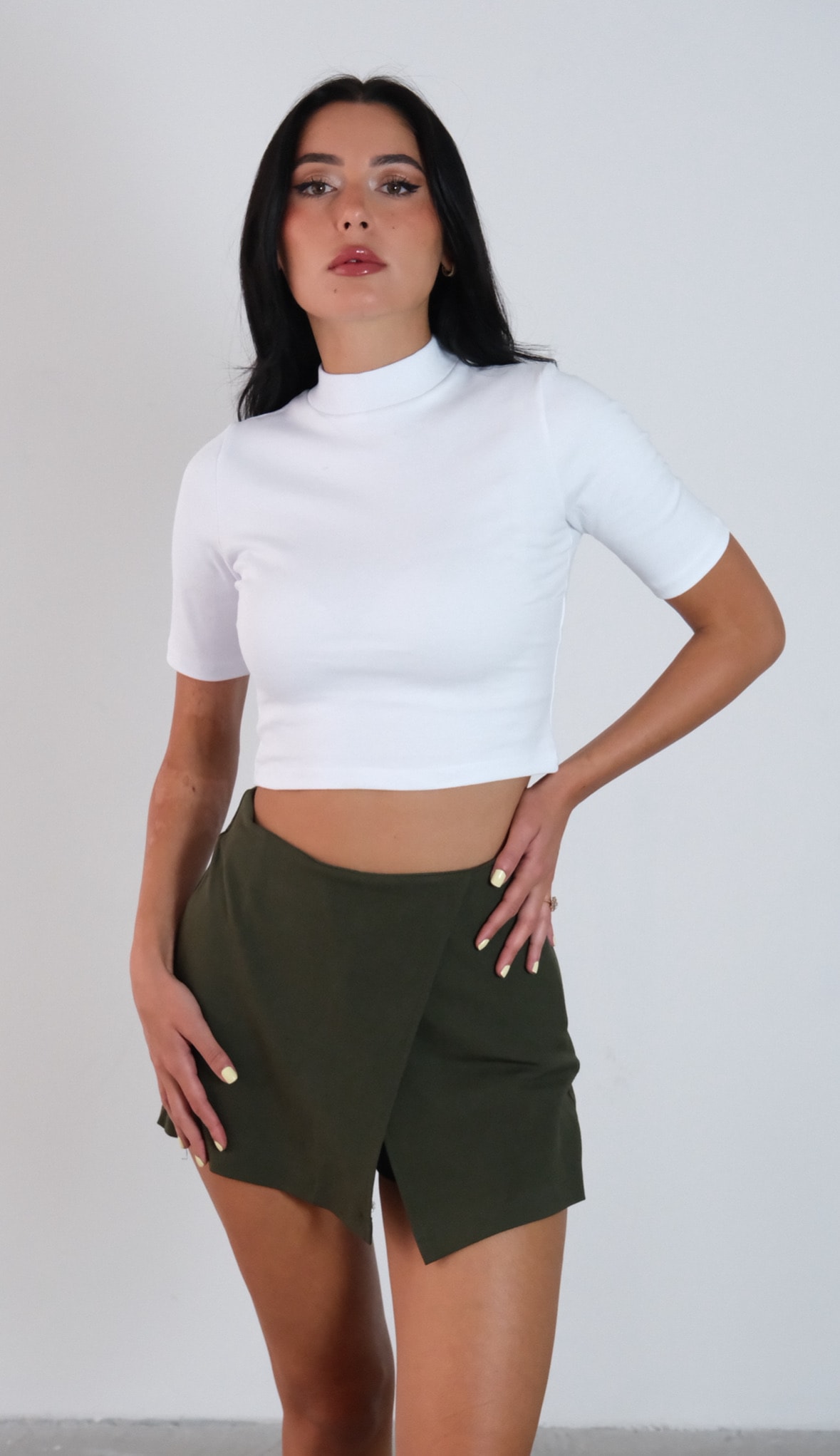 LS - Beyaz Yarım Kollu Basic